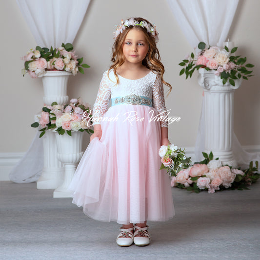 Hot Pink Flower Girl Dresses